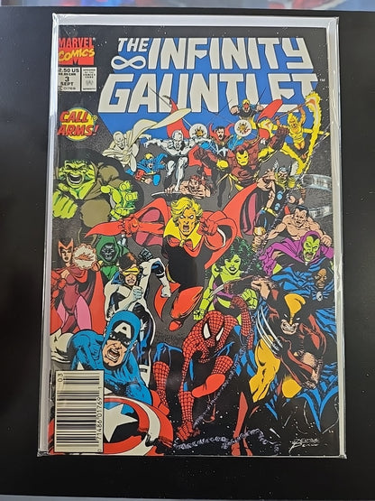 Infinity Gauntlet 1-6 Full Run , Newsstand Copies Of 1,3,4 & 5