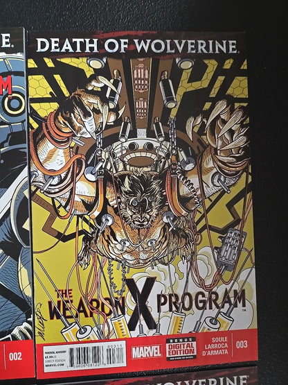 Death of Wolverine: The Weapon X Program #1-5 Complete Set + Logan Legacy #1 🔥 