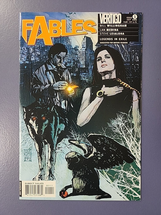 Fables #1 (2002) Alex Maleev Variant Cover Vertigo Dc Comics 1st Print 