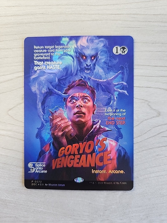 MTG Goryo's Vengeance FOIL SHOWCASE POSTER NM 