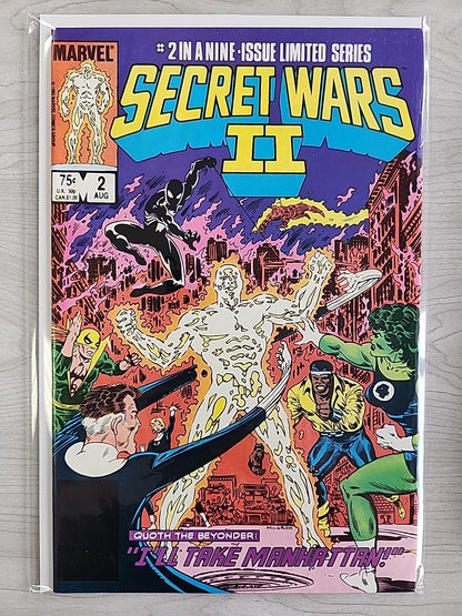 SECRET WARS II #1-9 (Marvel, 1985 Series) Complete Set of 9 Books Complete