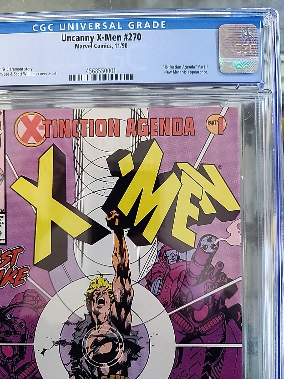 Uncanny X-Men #270 CGC 9.8 Marvel Comics Havok Jim Lee Cover