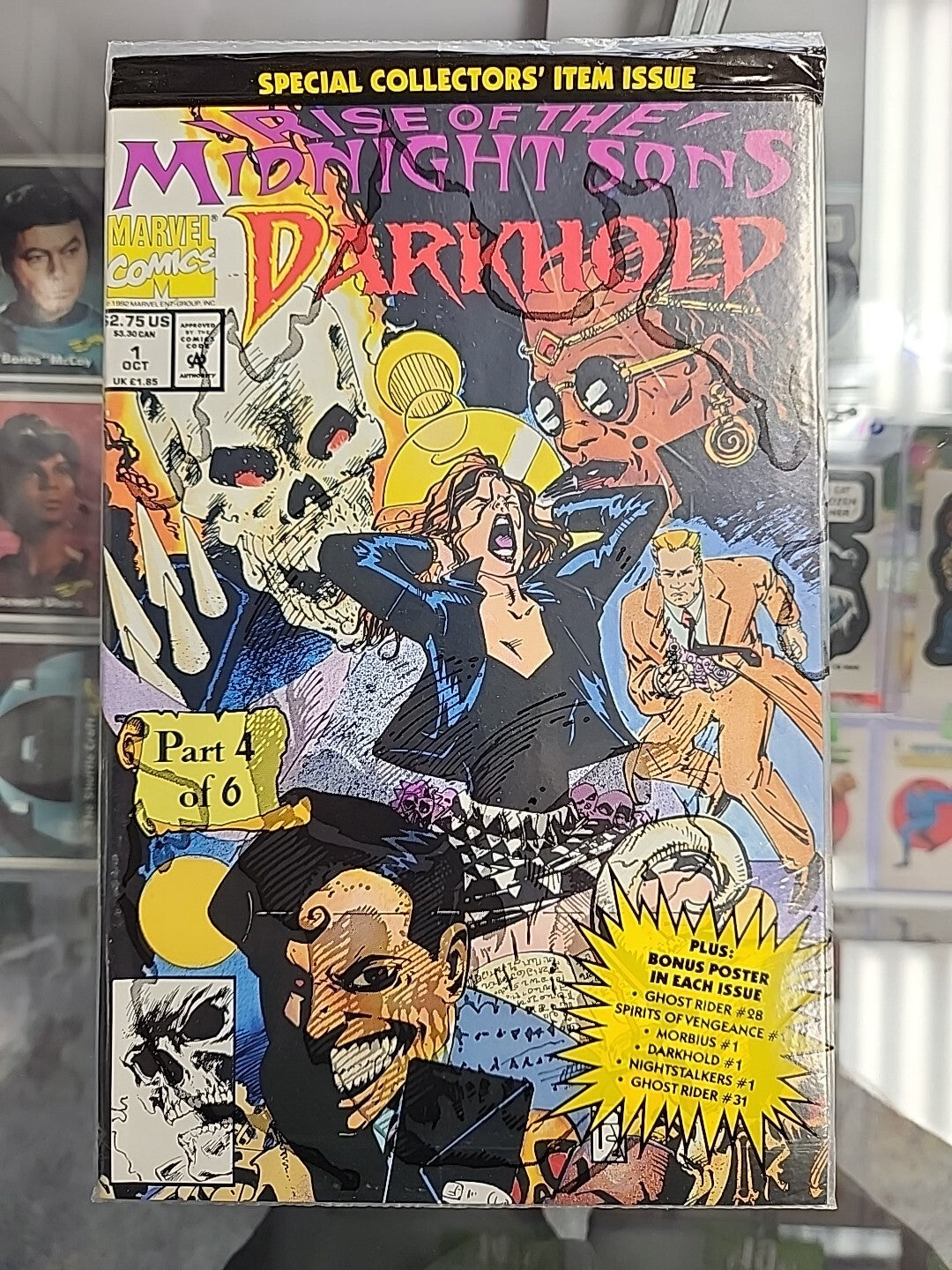 Rise of the Midnight Sons 1-6, Complete Series, Ghost Rider Polybagged 1992