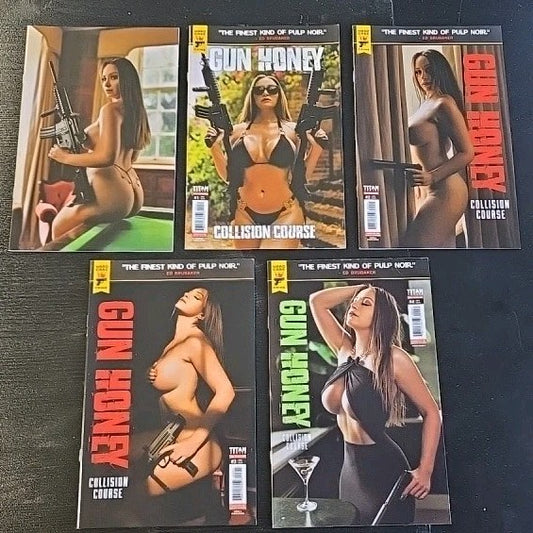 Gun Honey : Collision Course Tabitha Lyons Cosplay Variant Covers Set Of 5