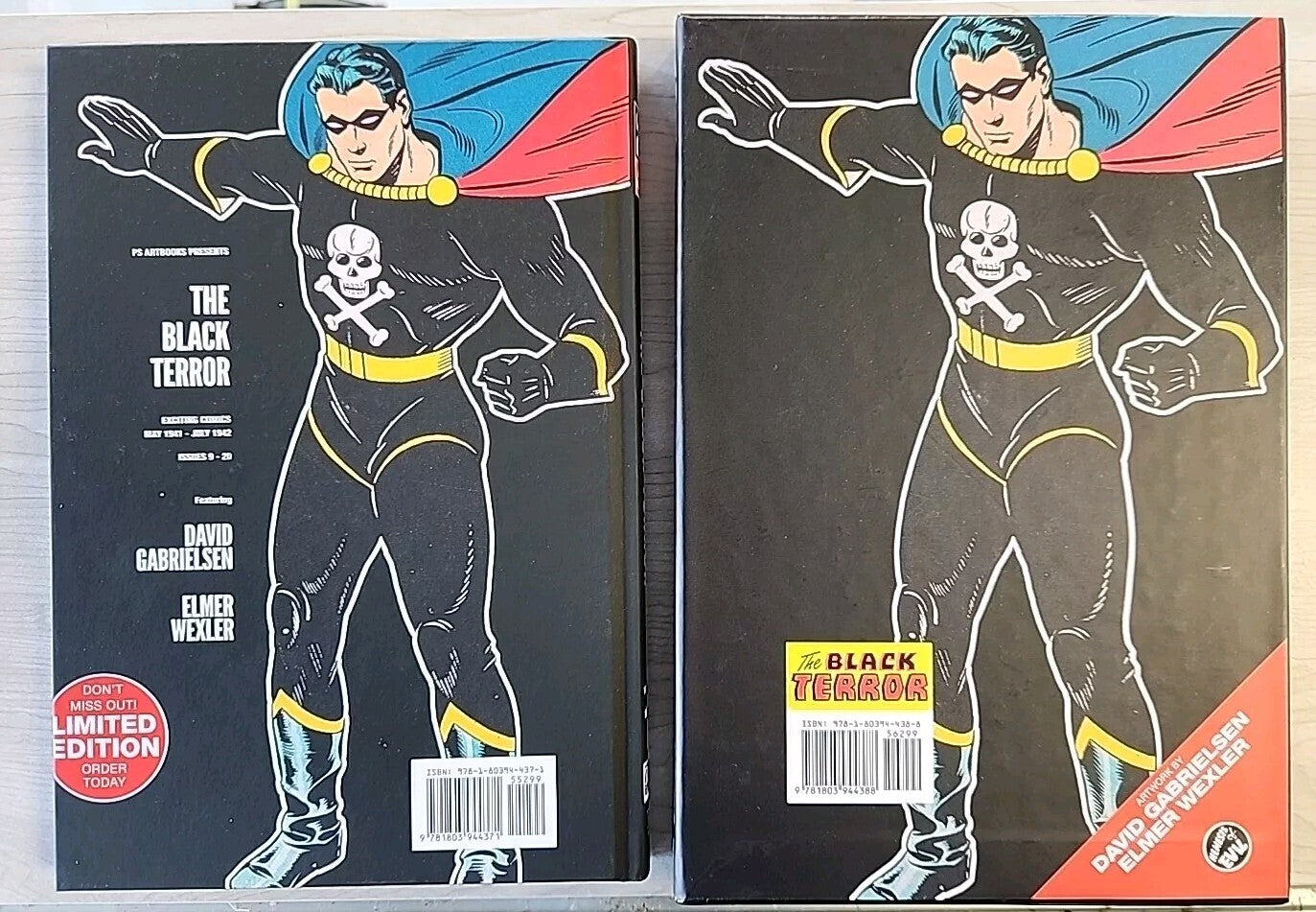 Golden Age Classics Black Terror Slipcase Edition Vol 1 Hardcover 9-20 1941 