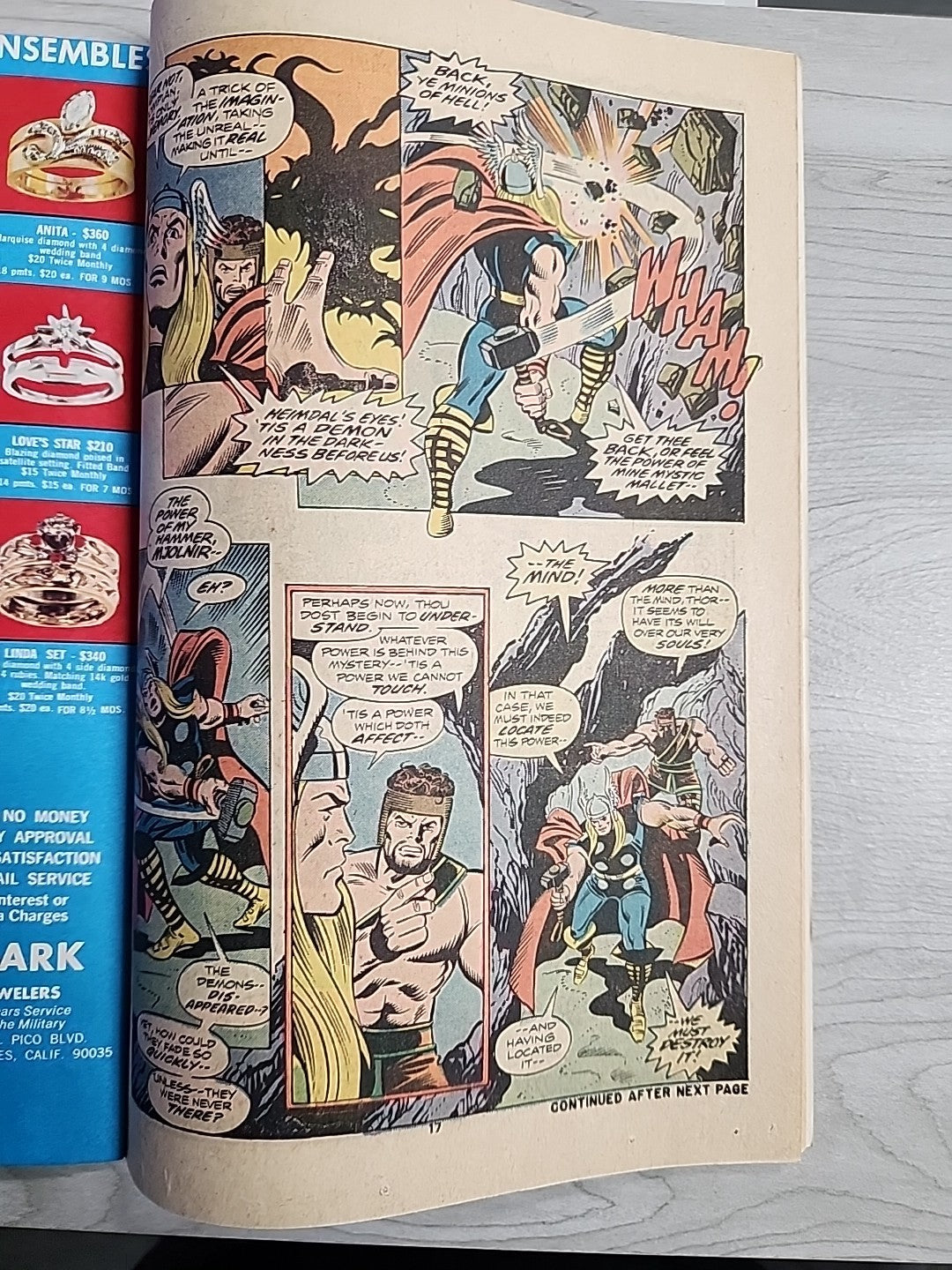 The Mighty Thor 230 Mark Jewelers Insert Variant Marvel Comics 1974 VF
