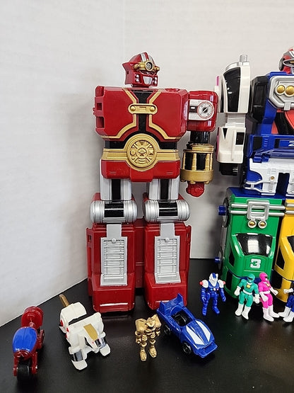 Power Rangers Turbo micro playset Megazord Zeo Red And More Lots Of Extras