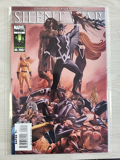 Silent War #1-6 Complete Set 1 2 3 4 5 6 Lot (2007 Marvel Comics) Black Bolt FF