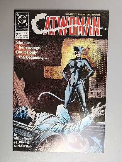 CATWOMAN #1 #2 #3 #4MINDY NEWELL 1-4 Complete Set 1989 DC Comics Batman VF