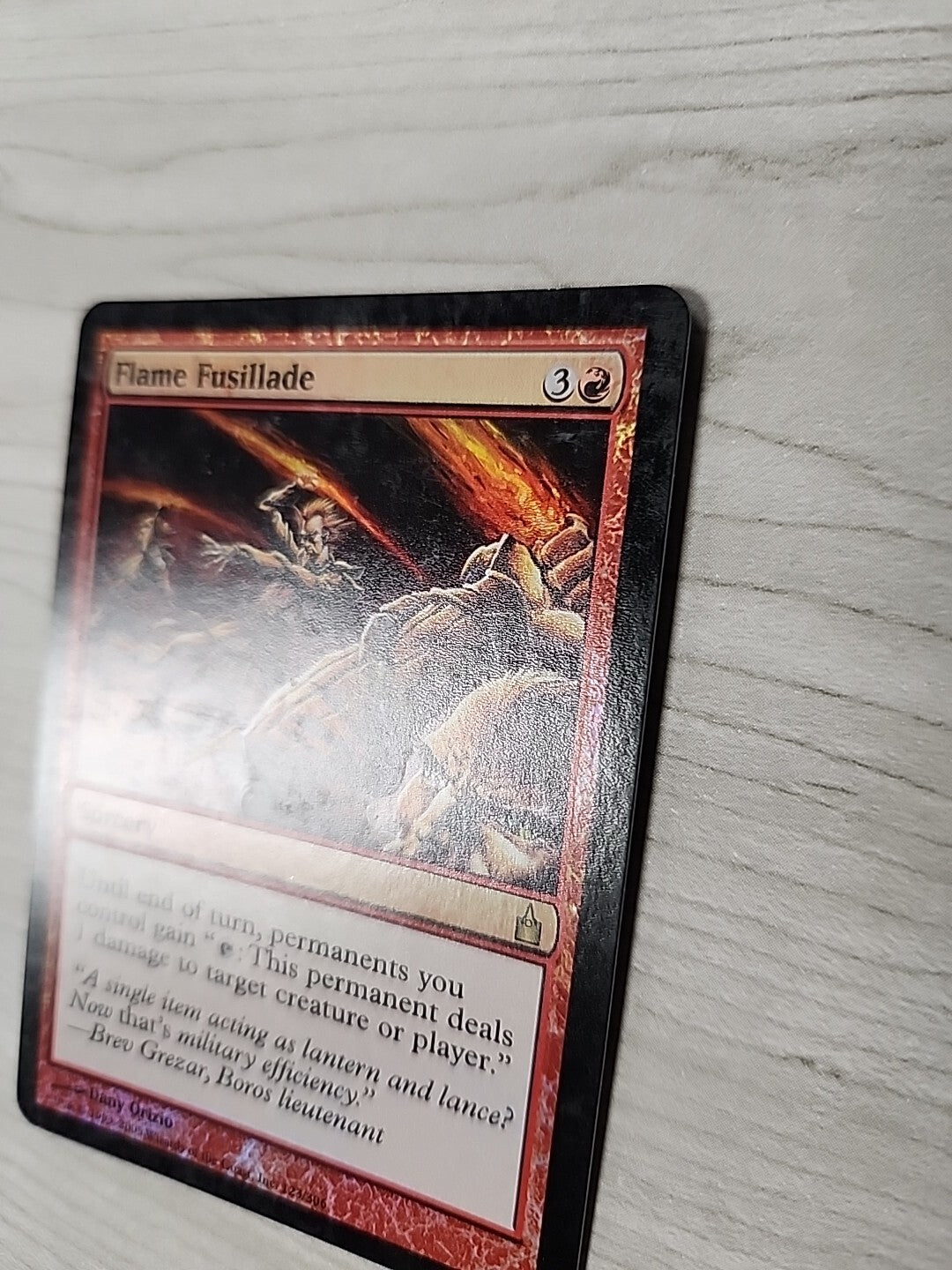 MTG Flame Fusillade FOIL Ravnica: City of Guilds Lightly Played Red Rare
