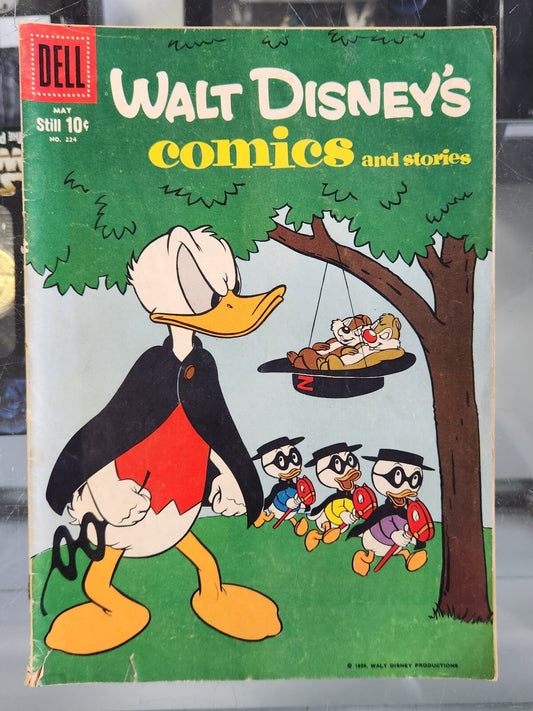 Walt Disney's Comics and Stories Vol. 19 8 #224 comic book Carl Barks Dell 1959