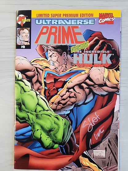 Prime vs Hulk 0 Signed John Statema Rodney Gates Exclusive Super Premium COA NM