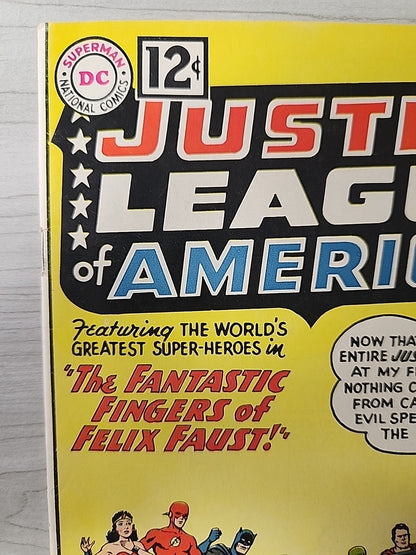 Justice League of America 10 1st Appearance Felix Faust JLA 1962 DC FN/VF 7.0