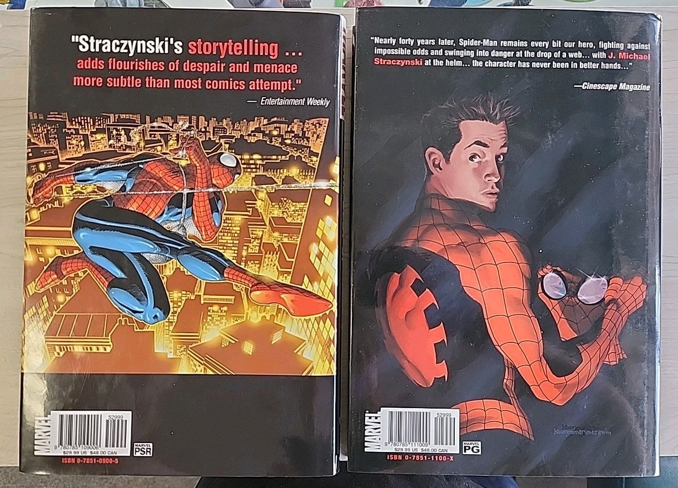 Best of Spider-Man Vol 1 & 2 (Marvel Comics Hardcover, 2003) Lot Of 2