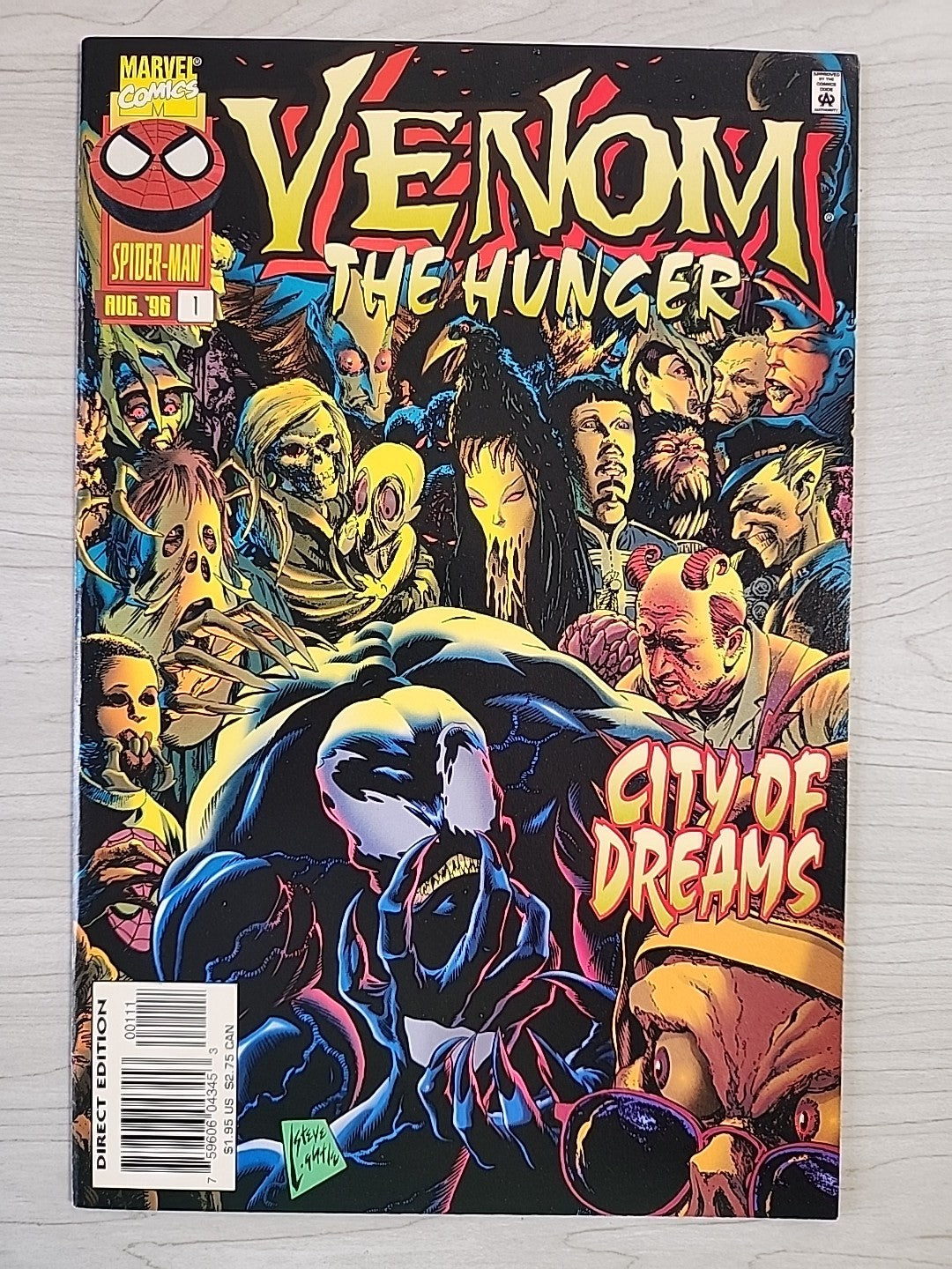 VENOM: The Hunger 1-4 Complete Run Marvel 1996 Newsstand 1 & 2 VF