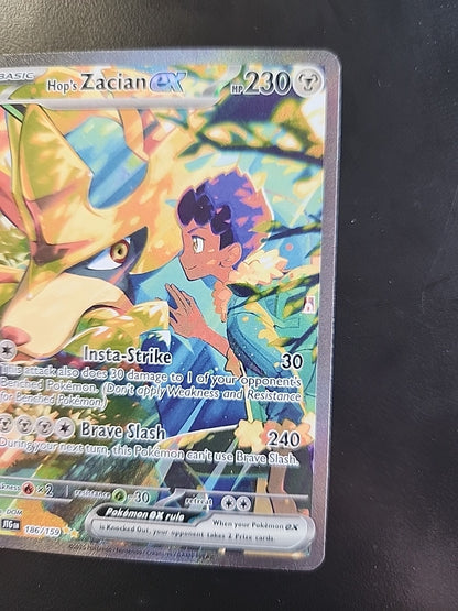 Hop's Zacian ex 186/159 Sv09: Journey Together Holo