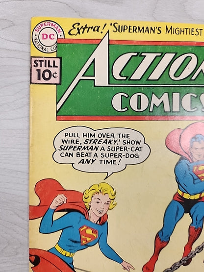 ACTION COMICS #277 1961 VG/FN SUPERGIRL "The Battle Of The Super-Pets" SUPERMAN