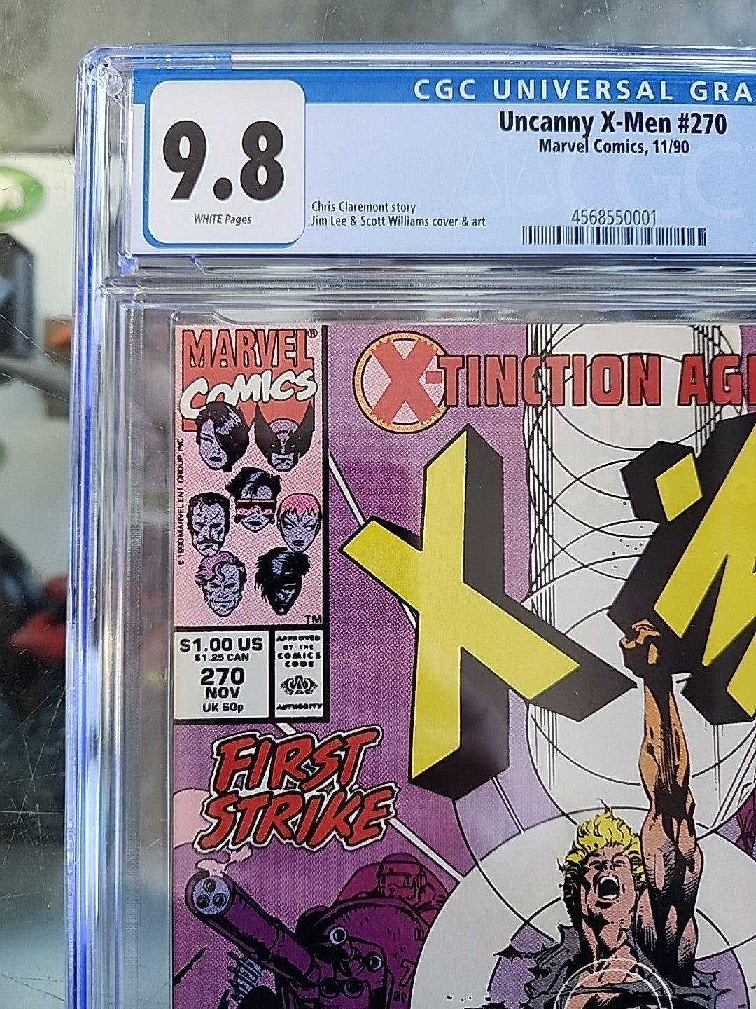 Uncanny X-Men #270 CGC 9.8 Marvel Comics Havok Jim Lee Cover