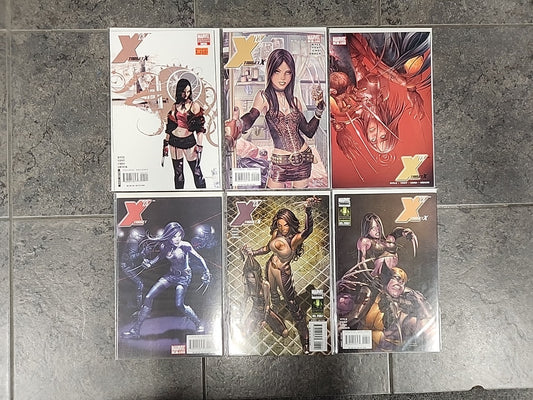 X-23 Target X #1 (2007) 1:10 Djurdjevic Variant + 2 3 4 5 6 Complete Set Run Lot