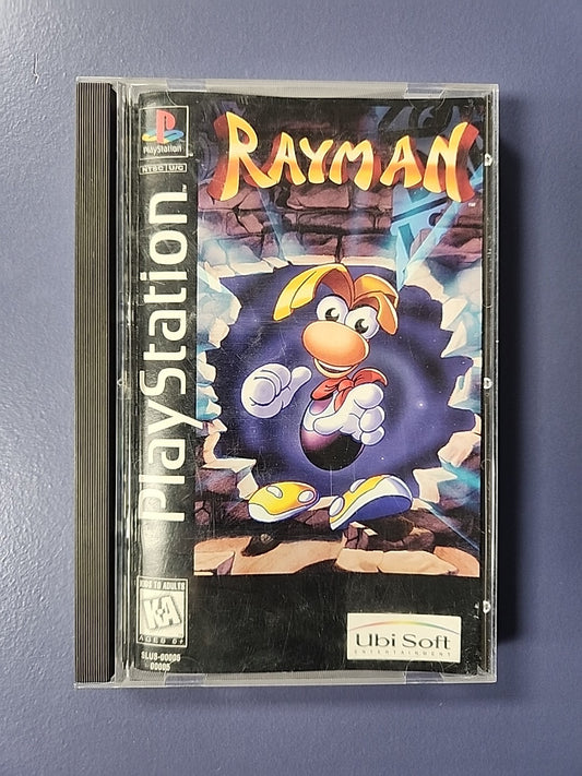 Rayman [Long Box] CIB Playstation PS1 PS2 1995 Registration Included