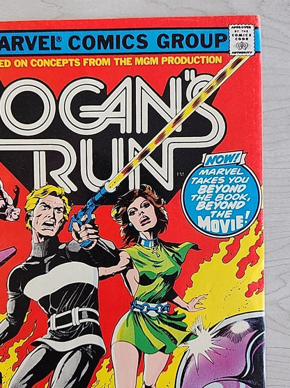 Logan's Run Vol. 1 #6 June 1977 Newsstand Bronze Age Marvel Comics FN+
