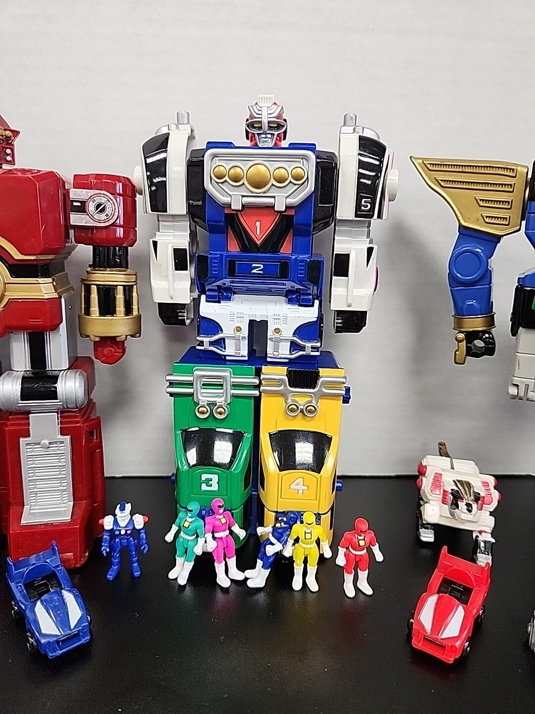 Power Rangers Turbo micro playset Megazord Zeo Red And More Lots Of Extras
