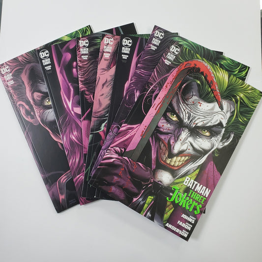 Batman Three Jokers 1-3 - 3 Variants Of #1, 2 Variants Of #2- Complete Set