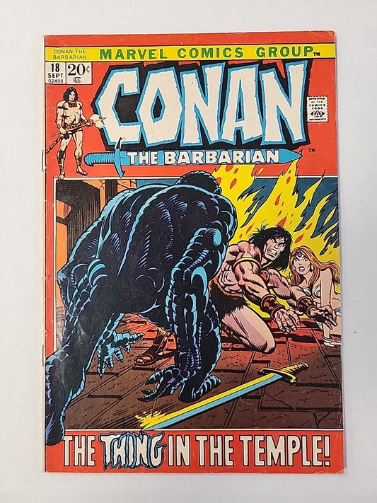 Conan the Barbarian #18 (Marvel, 1971)  Gil Kane Art VG/FN