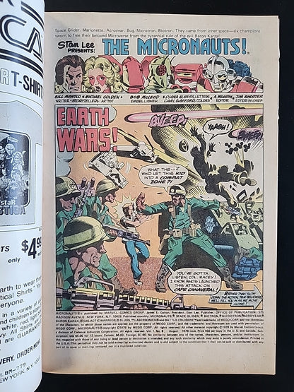 The Micronauts #8 VF 1st Appearance of Captain Universe Marvel Comics 1979