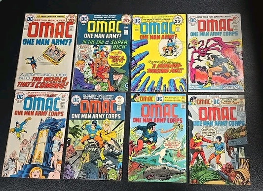 OMAC #1-#8 Complete Set - DOUBLE COVER #8 - Key Issues Lot - 🔥 