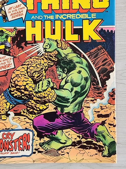 Marvel Feature 11  Thing vs. Hulk Marvel Comics 1973 Bronze Age Key 1st Solo App