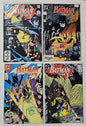 Batman Year Three Part 1-4 (436, 437, 438, 439) Full Run Complete Set DC 1989 VF
