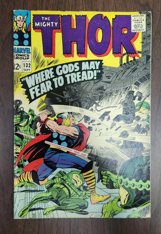 Thor #132 (1962) -  1st App. Ego the Living Planet