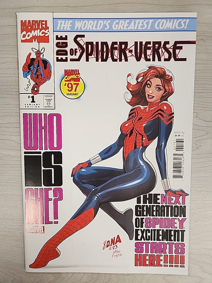 Edge of Spider-Verse #1 David Nakayama Marvel '97 Variant NM 2024 Cover Swipe