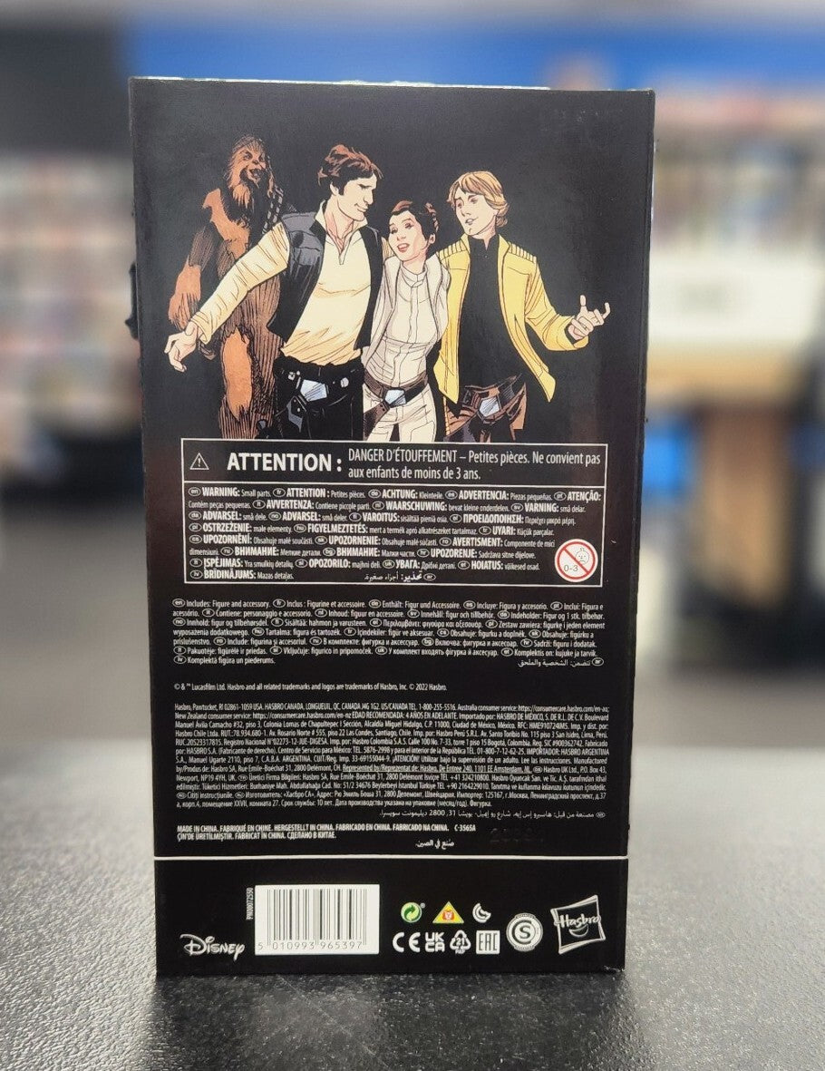 Star Wars The Black Series: Princess Leia Organa Action Figure Comic Book 