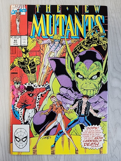 The New Mutants #92 Marvel Comics 1990 Rob Liefeld Cover VF