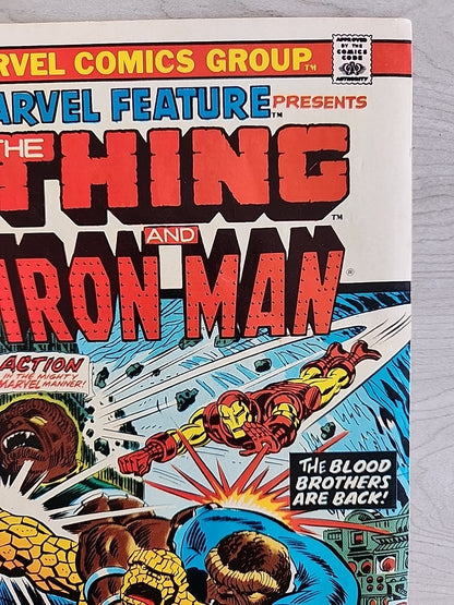 Marvel Feature Presents #12 (1973) The Thing & Iron Man Marvel Comics Thanos