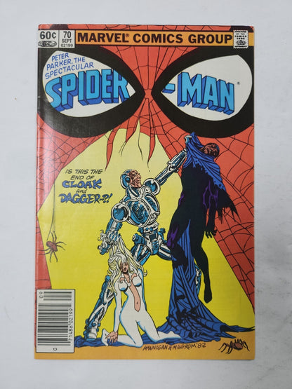 Spectacular Spider-Man # 70 - 3rd Cloak & Dagger Lot Of 2 Newsstand & Direct