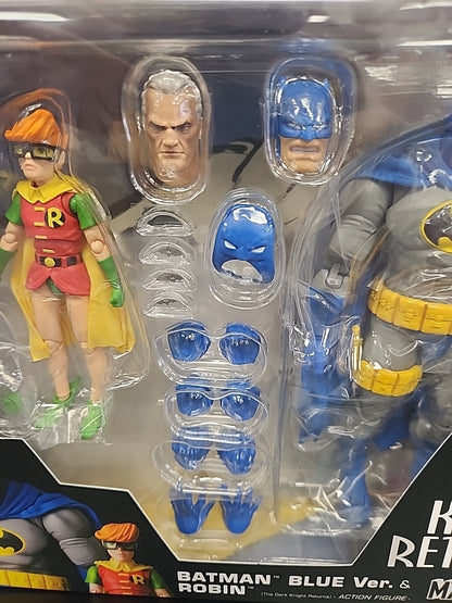 MAFEX No.139 Batman Blue Version & Robin The Dark Knight Returns Complete New