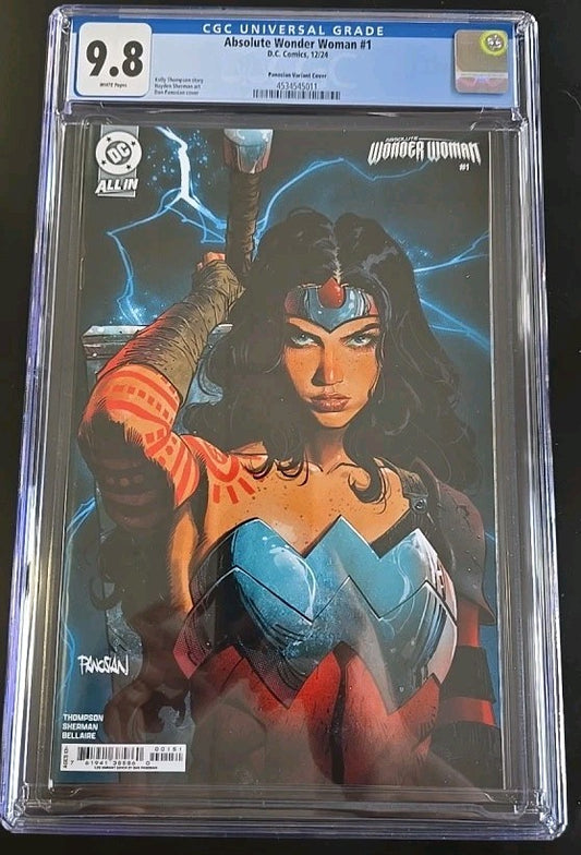 Absolute Wonder Woman (D.C. 2024) #1 1st Print Dan Panosian 1:25 CGC 9.8 WP NM/M