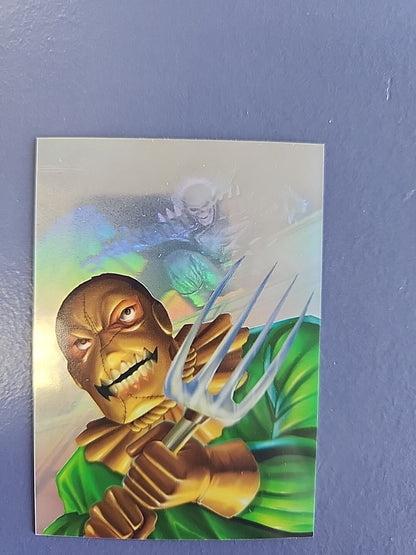 1995 Flair Marvel Annual Holoblast Ghost Rider Scarecrow vs #10 7v7
