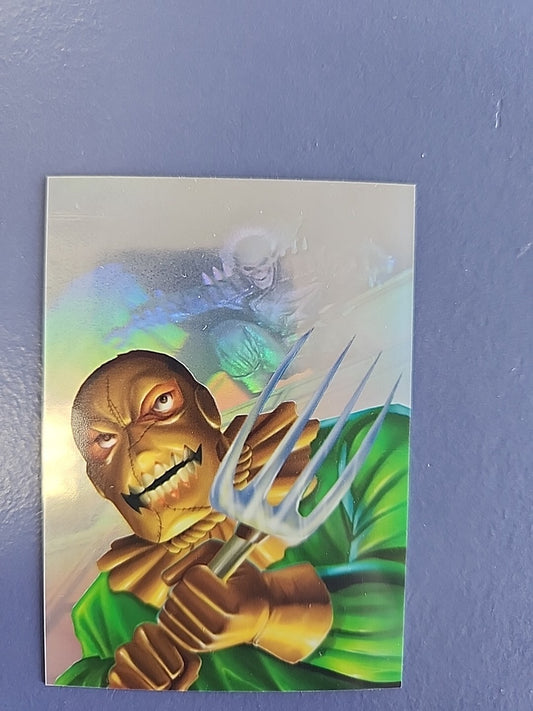 1995 Flair Marvel Annual Holoblast Ghost Rider Scarecrow vs #10 7v7
