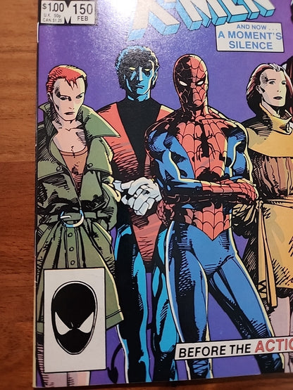 Marvel Team Up #150 (Feb 1985 Marvel) X-Men Spiderman Last Issue FN/VF 7.0
