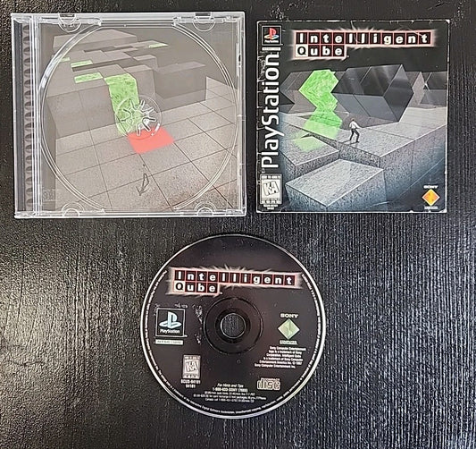 Intelligent Qube IQ (Sony PlayStation 1 PS1, 1997) Authentic, Complete, Tested