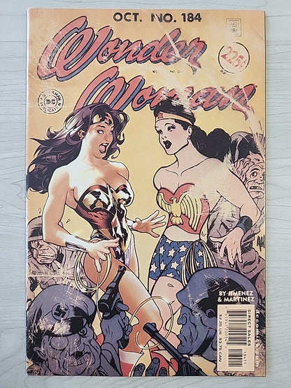 WONDER WOMAN 184 DC COMICS October 2002 HIGH GRADE ADAM HUGHES COVER KEY VF/NM