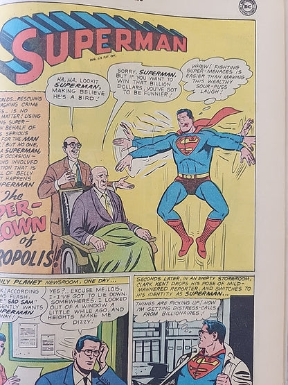 Superman #136 DC Comics 1960 Featuring The Man Who Married Lois Lane VG 4.0 Date