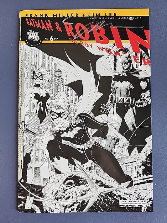 All-Star Batman & Robin #6 Rare Jim Lee Sketch PROMO Edition Signed Jim Lee