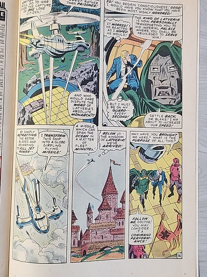 The Mighty Thor #182 (1970) Dr. Doom Cover Marvel Comics Buscema FN/VF