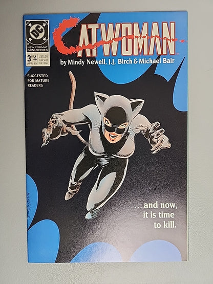 CATWOMAN #1 #2 #3 #4MINDY NEWELL 1-4 Complete Set 1989 DC Comics Batman VF