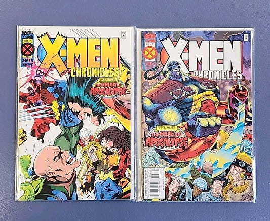 X-Men Chronicles Age of Apocalypse # 1 & 2 NM Set Marvel 1995